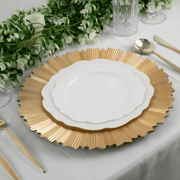 Reef charger plate