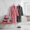 Bathrobe - Grey and Pink