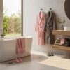 Bathrobe - Grey and Pink