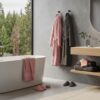 Bathrobe - Grey and Pink