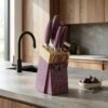 Knife set 2 - purple copy HR627-2