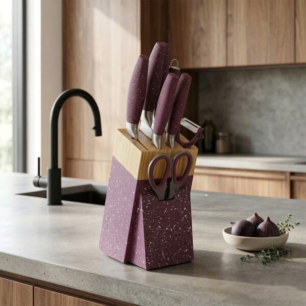 Knife set 2 - purple copy HR627-2