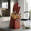 Knife set 2 - red copy HR627-2