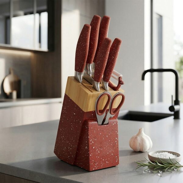 Knife set 2 - red copy HR627-2