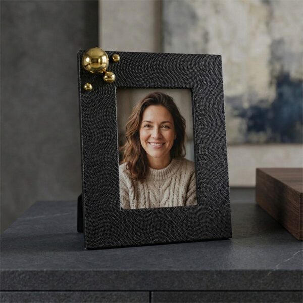 Photo Frame Bubbles - black copy Photo Frame FR612804