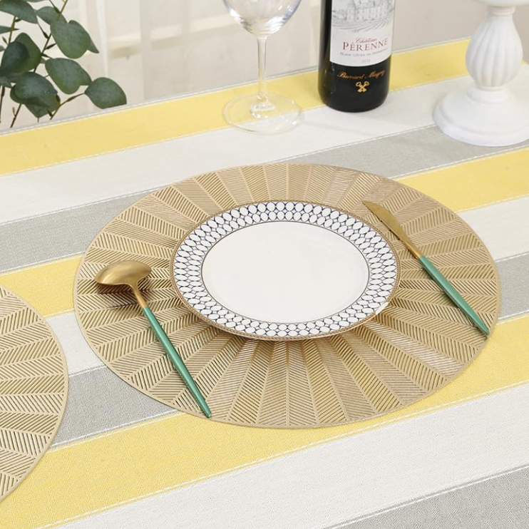 Sunrays Placemat - Gold