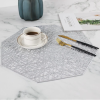 Hexagon Patch Placemat - Silver