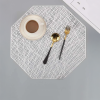 Hexagon Patch Placemat - Silver