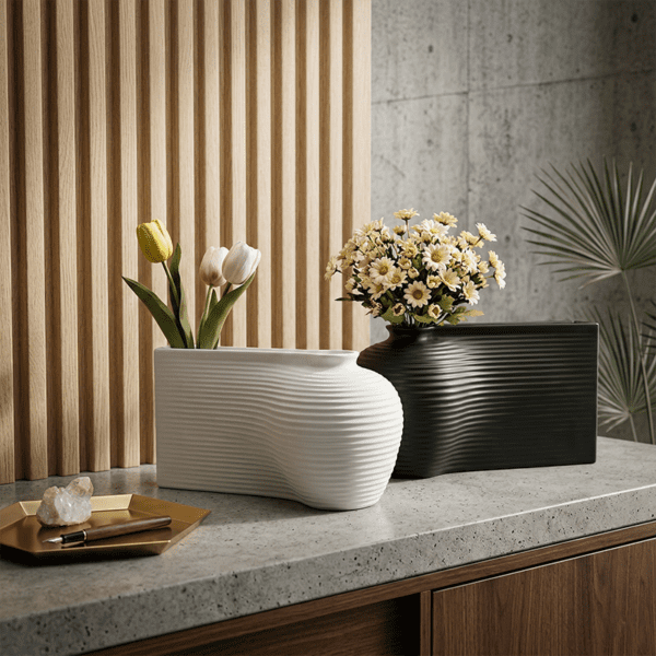 CHUN (2) Elongated Vase