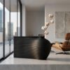 ELONGATED VASE - black Elongated Vase