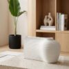 ELONGATED VASE - white Elongated Vase